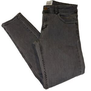 Sezane Grey Denim Jeans Women's Size 28 Boho Trendy Everyday basic